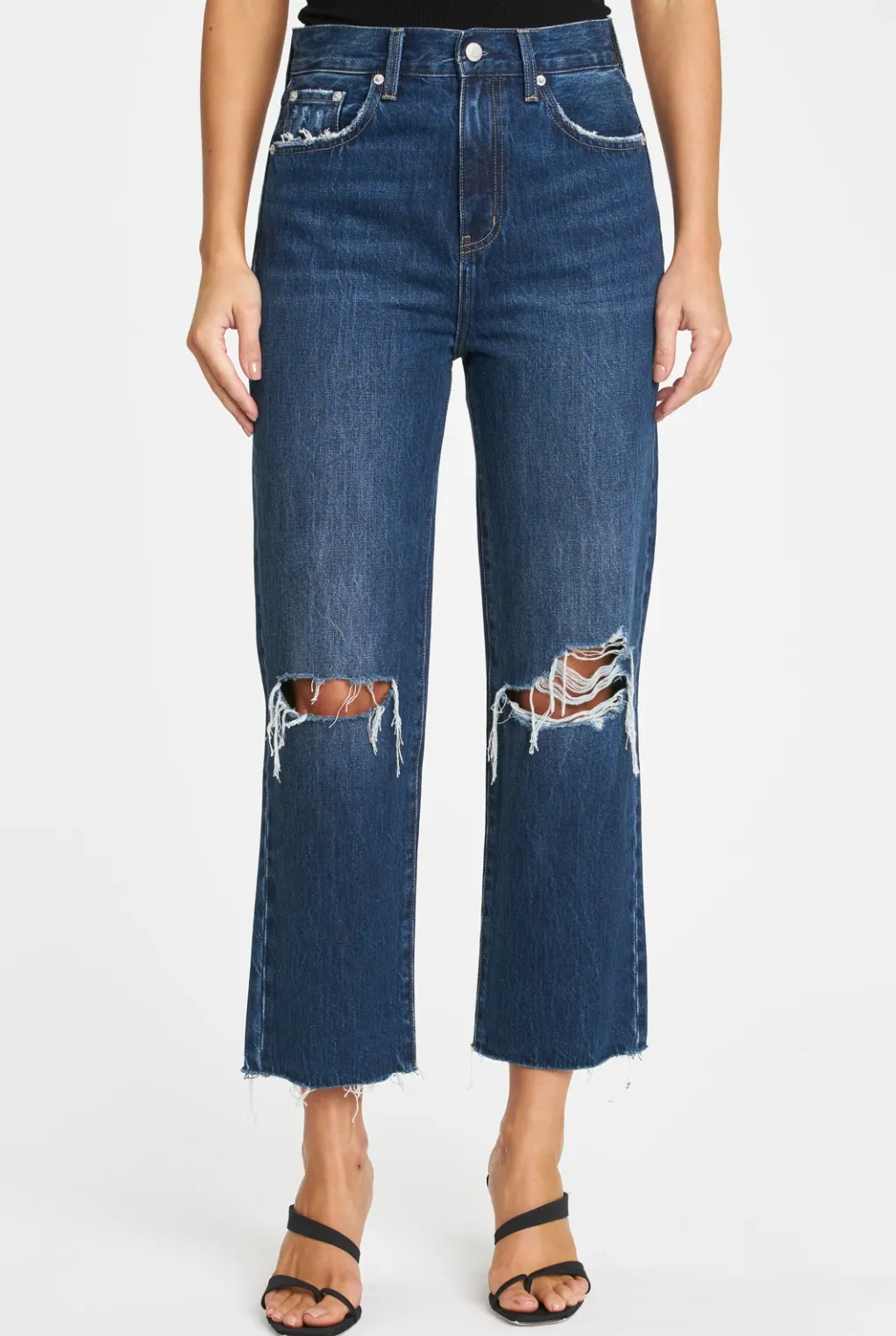 Cassie Super High Rise Straight Jeans