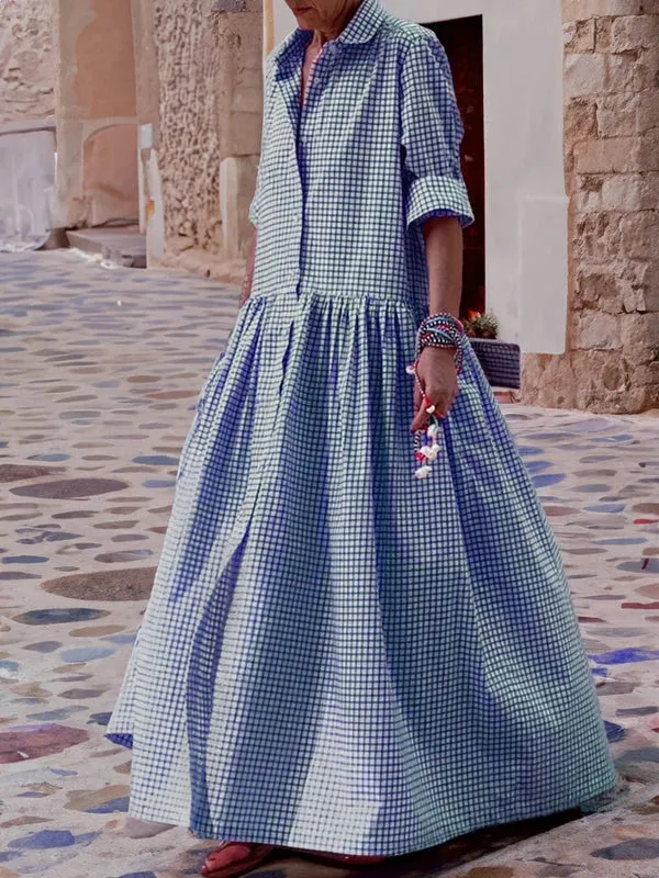 Cecil - Checked dress