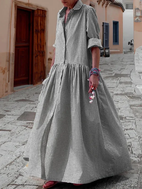 Cecil - Checked dress