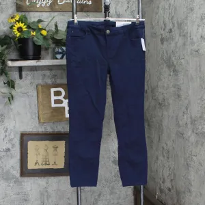 Christopher & Banks Womens Tapered Straight Fit Mid Rise Pants 5597