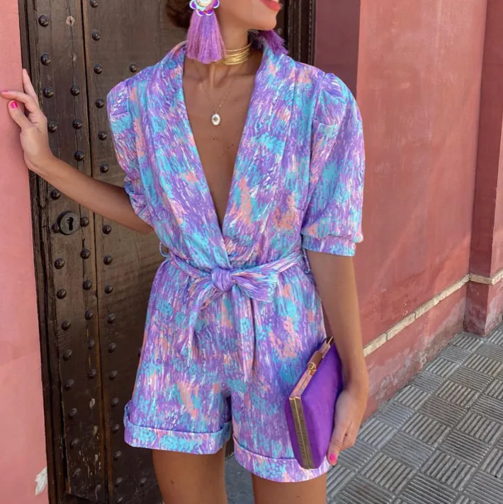 Clarissa - Trendy V-Neck Jumpsuit