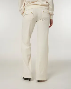 Classic Velour Layla Low Rise Pocket Flare Sugar Swizzle Gold
