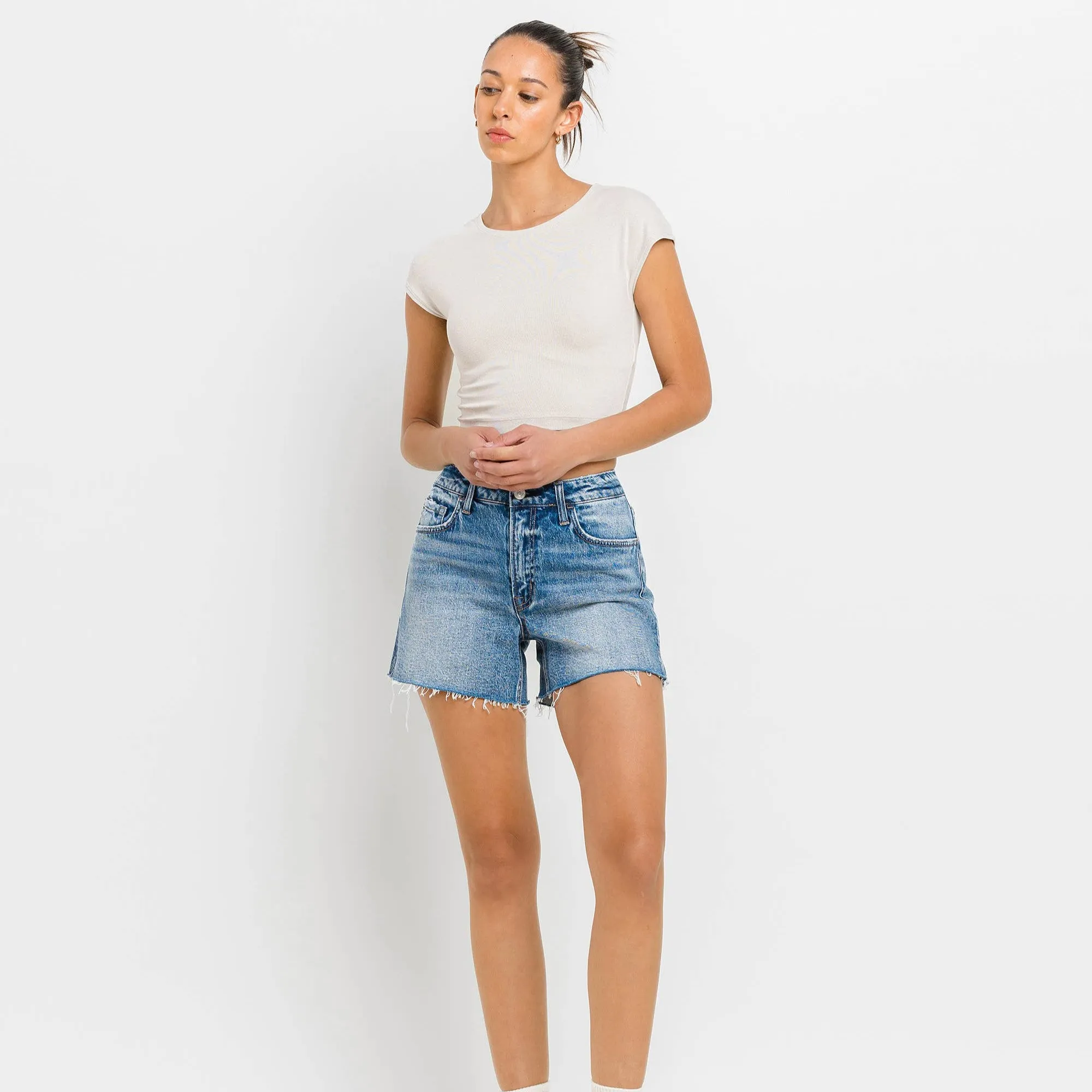 Cleancut Denim Shorts