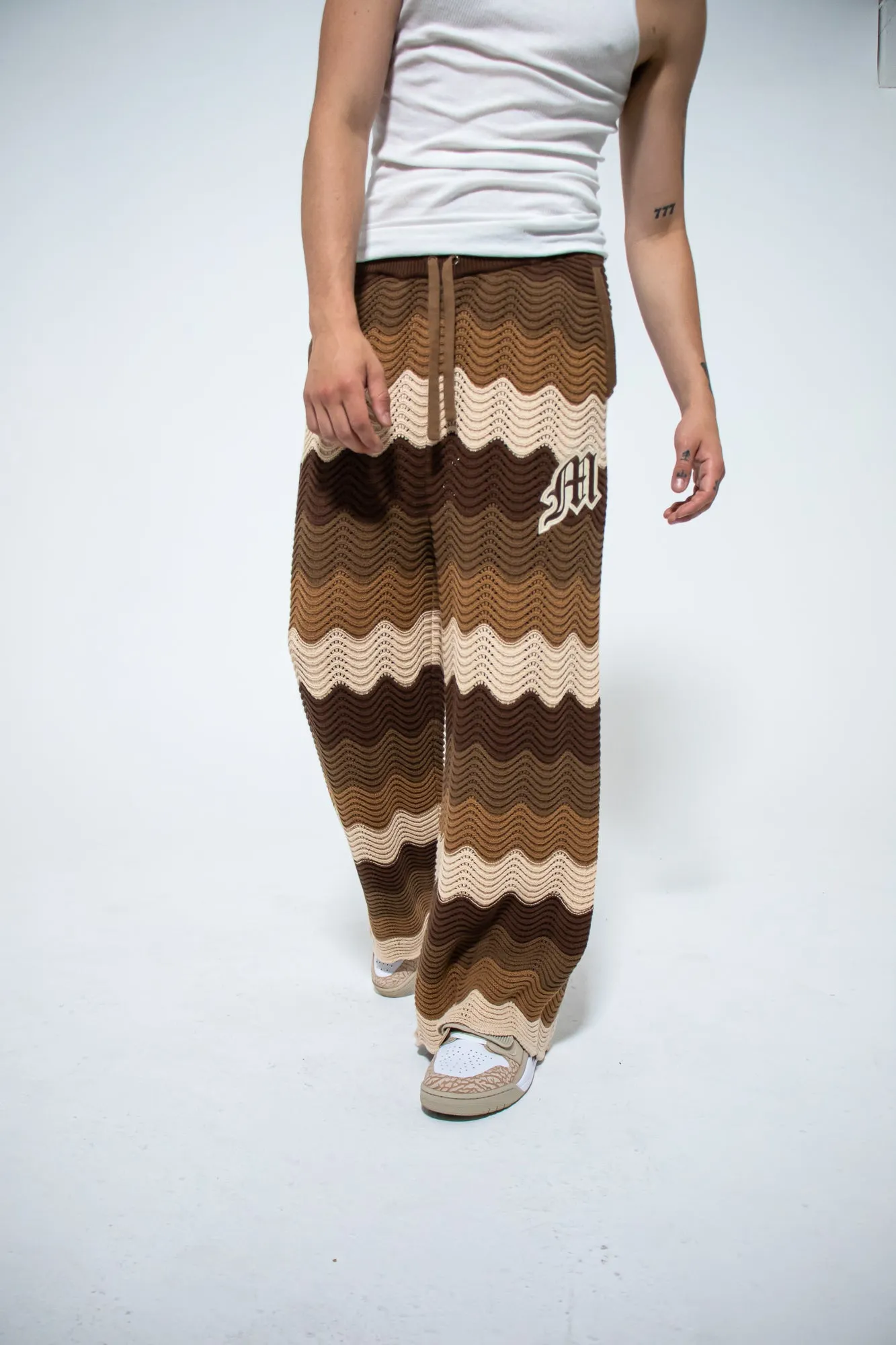 Crochet Mediums Pants - Brown