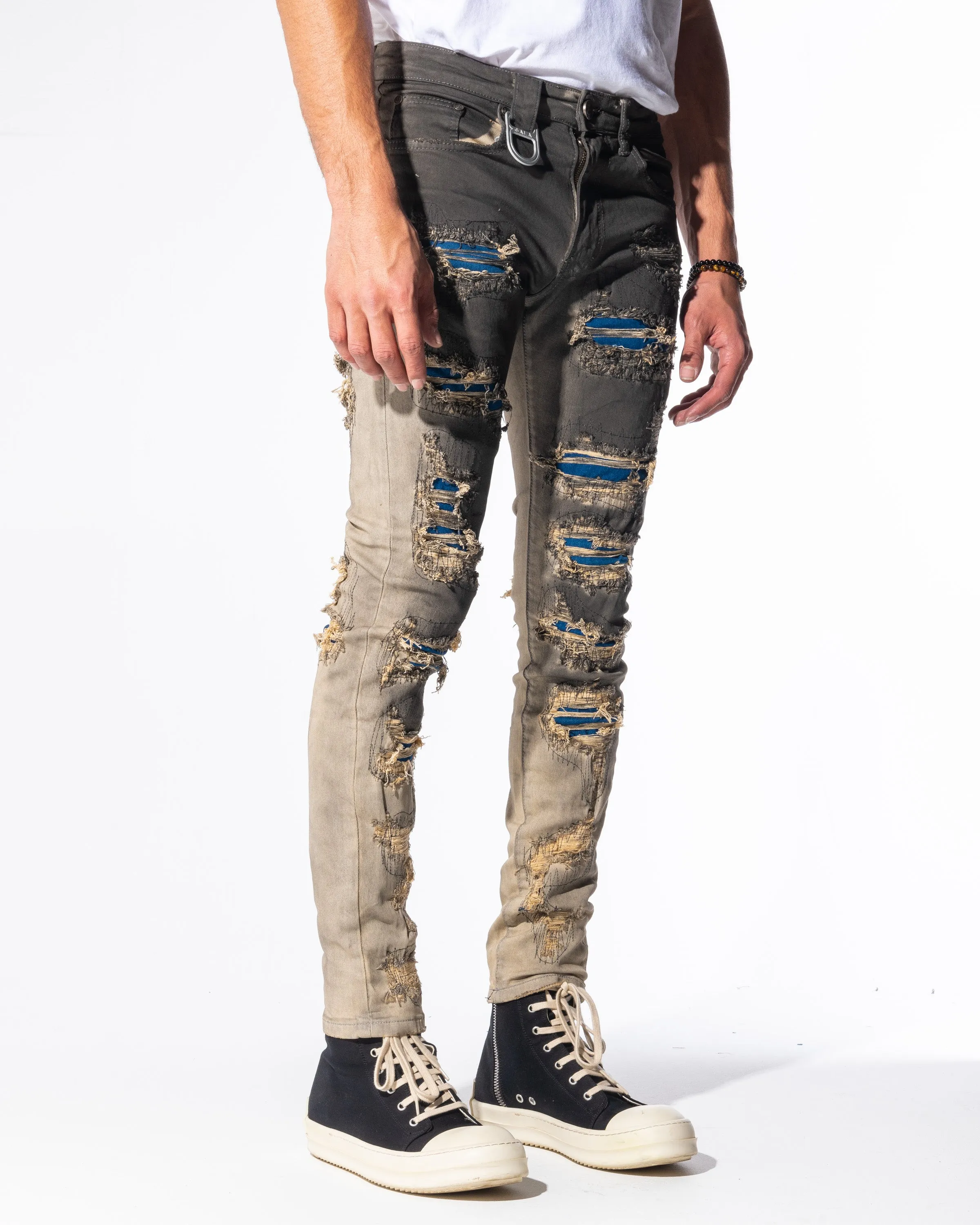 DANTE DENIM (OIL OMBRE/RIP N REPAIR)