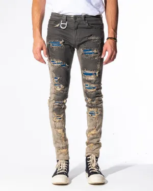 DANTE DENIM (OIL OMBRE/RIP N REPAIR)