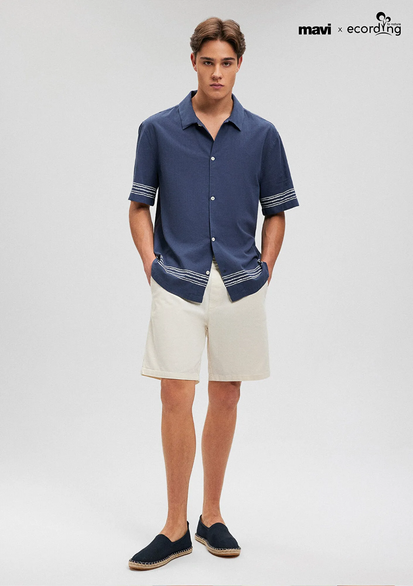 Dayton Off White Denim Jean Shorts