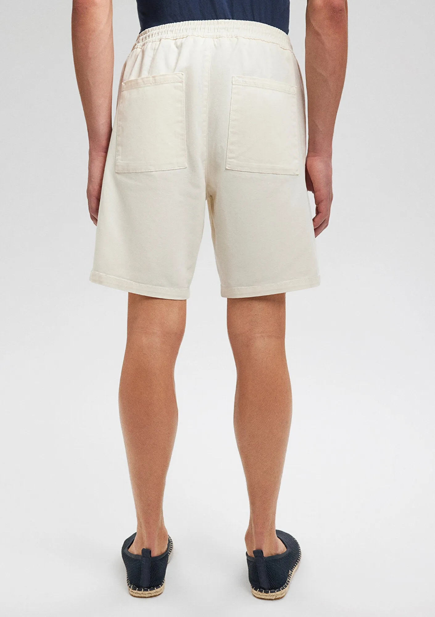 Dayton Off White Denim Jean Shorts