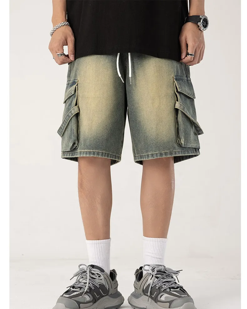 Denim Loose  Shorts-D371 | Inspanda
