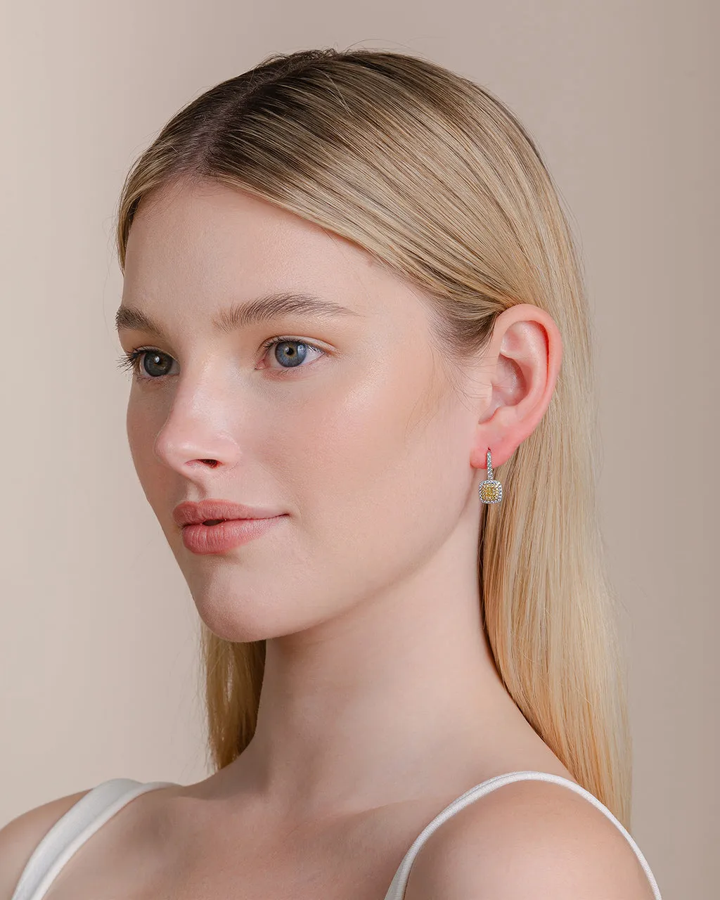 Diamond Double Halo Earrings