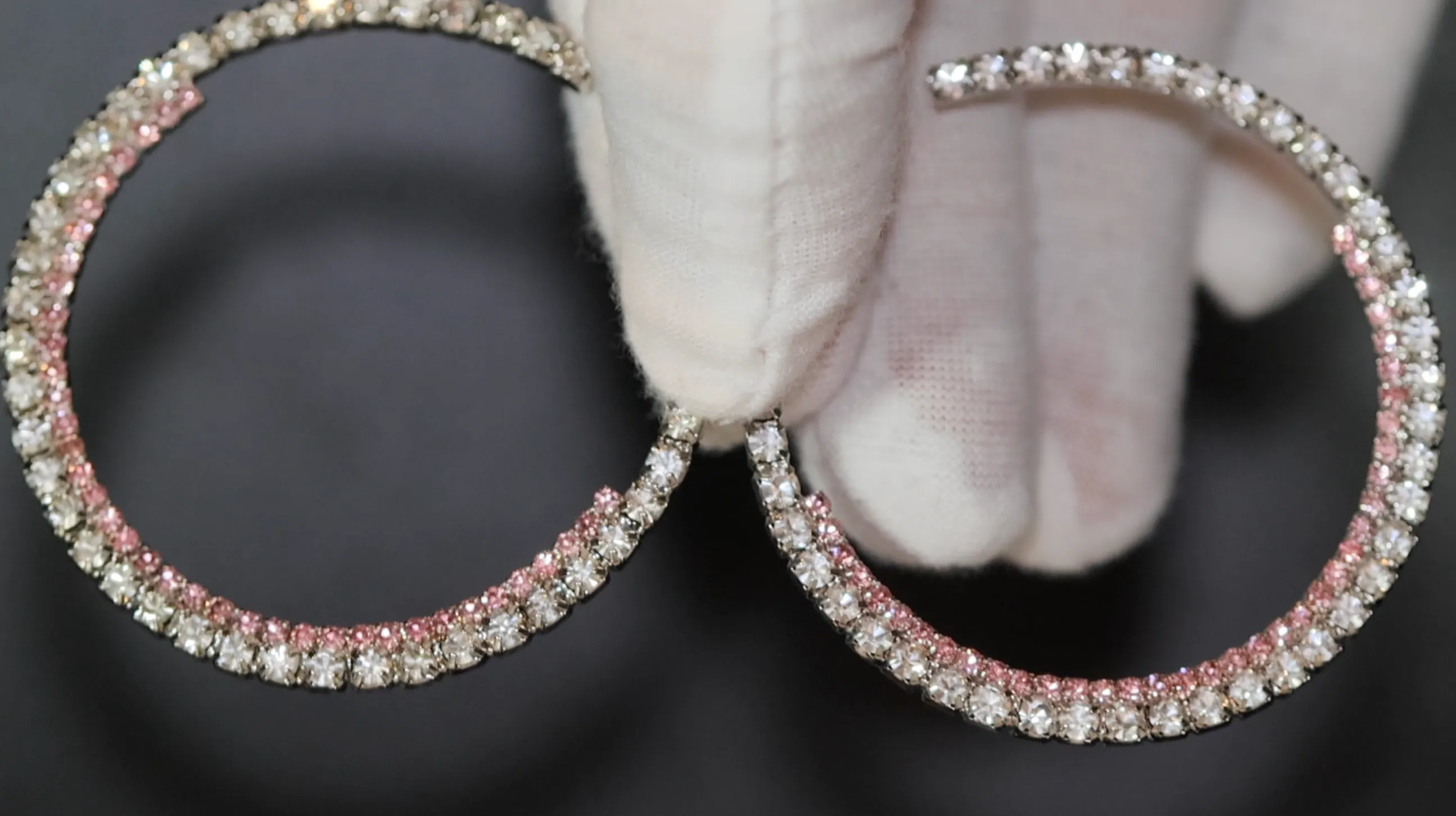Diamond Hoop Earrings | Hoop Earrings | Womens Big Diamond Earrings | Hoop Earrings with Diamonds | Earrings | Big Hoop Earrings