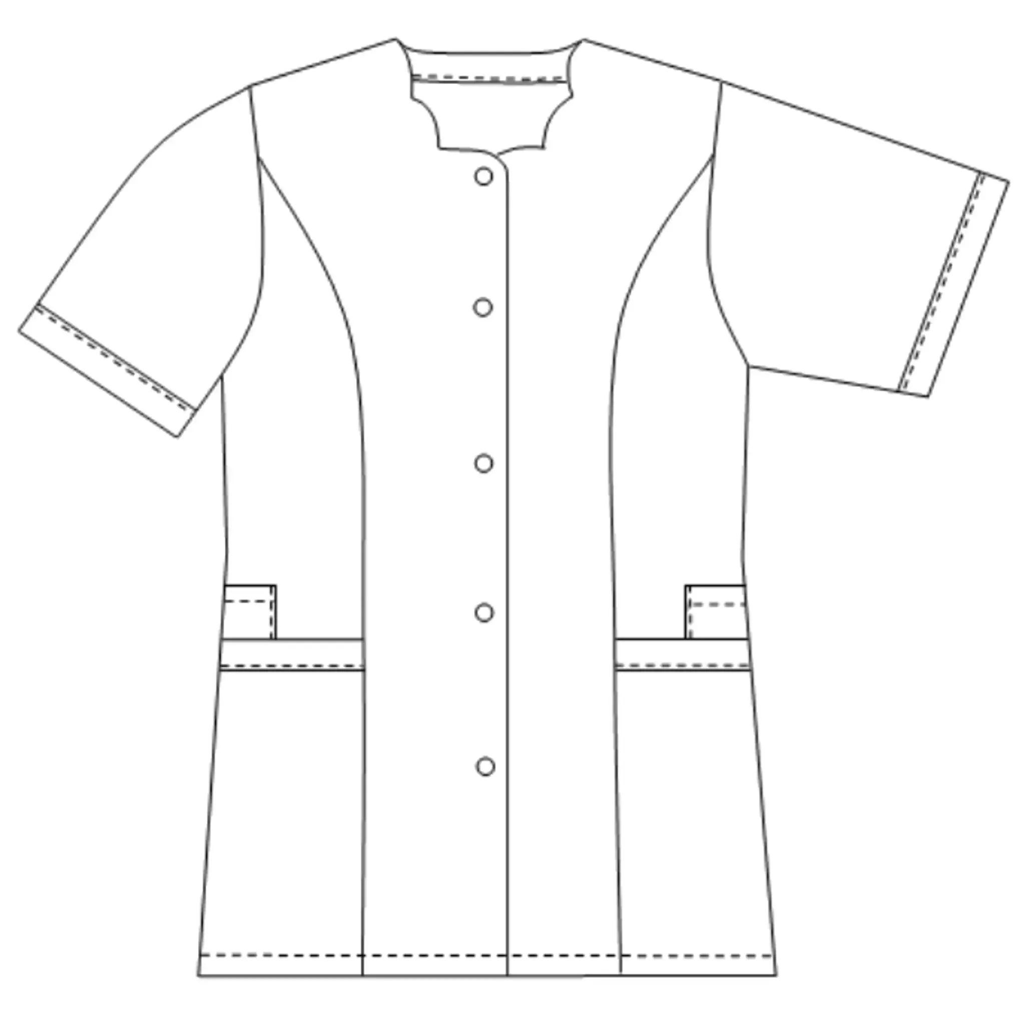 Diana - Tunic - Short sleeves - Women - 85 cm