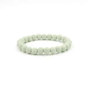 Dove Silicon rubber 9MM bead bracelets