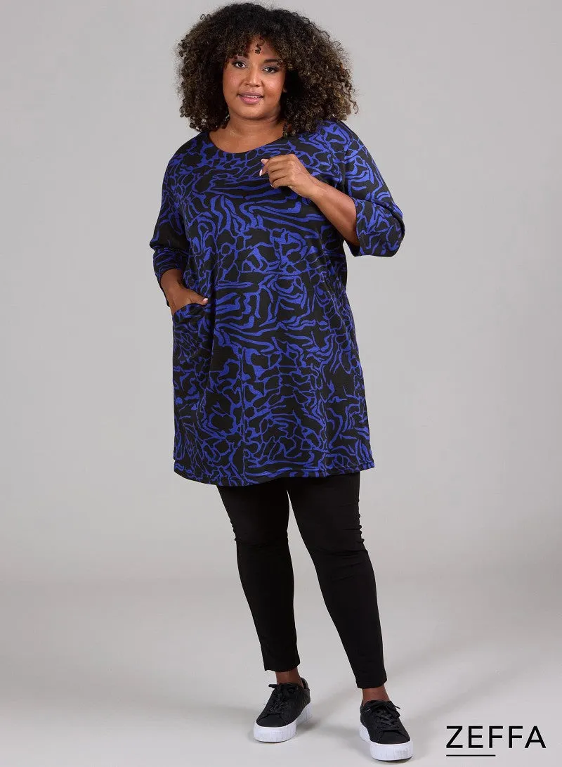 Edith Tunic Blue