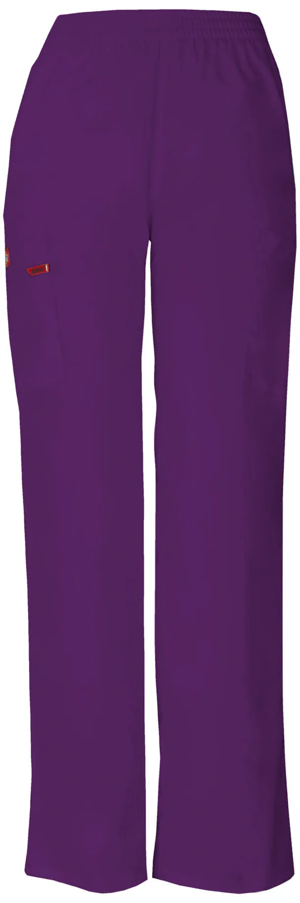 EDS Signature 86106 Natural Rise Tapered Leg Pull-On Pants Eggplant