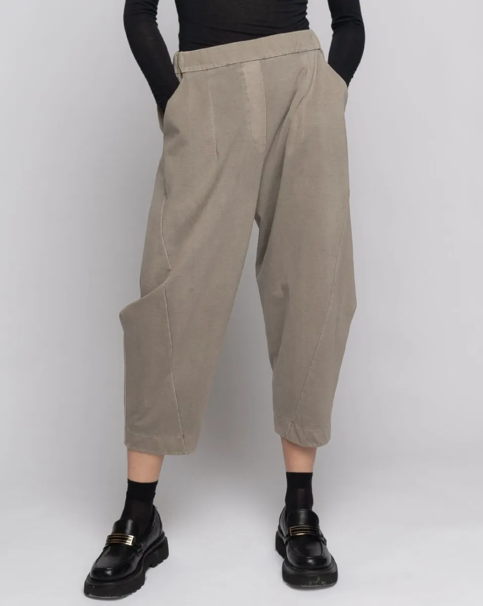 Elastic Stonewashed Seam Pant