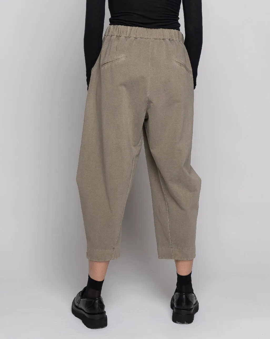 Elastic Stonewashed Seam Pant