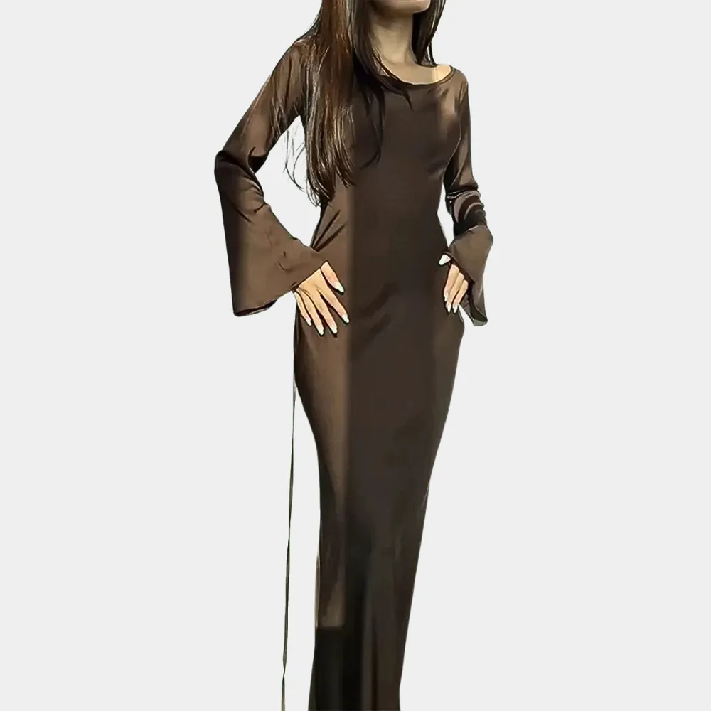 Elegant long women's dress