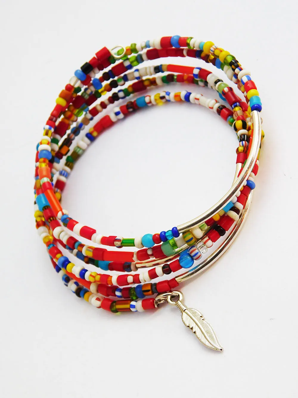 Ethnic Bracelets Beaded Gift Ideas for Her Christmas Silver Adjustable