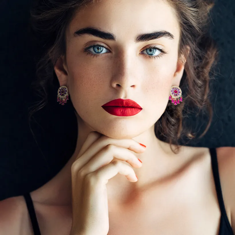 Evening Primrose  Short Tassel Earrings