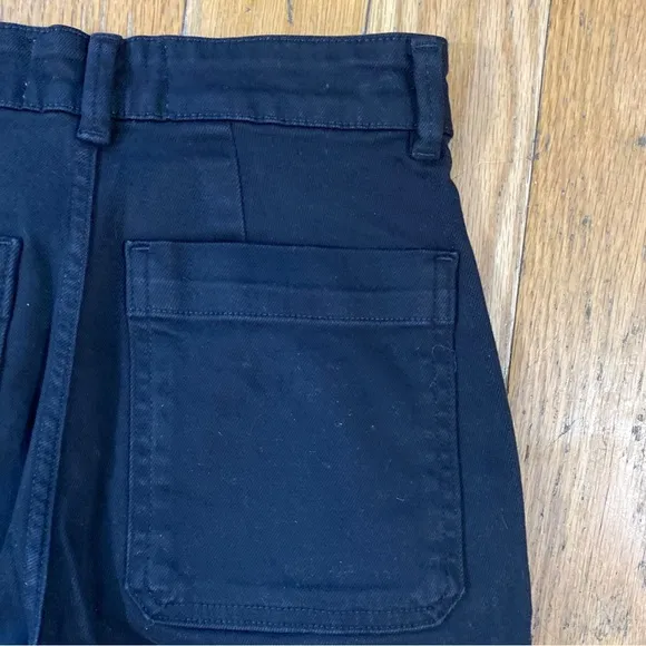 Everlane Black The Straight Leg Crop Jeans Size 00