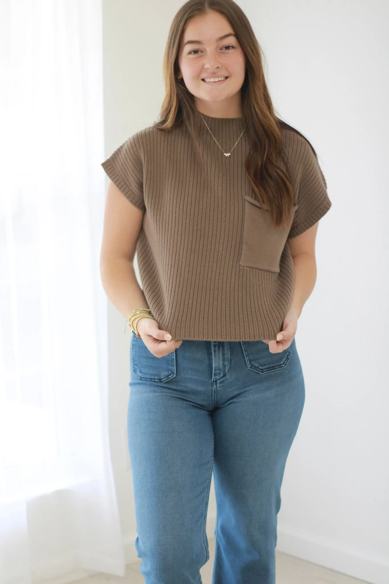 Everyday Sweater in Brown