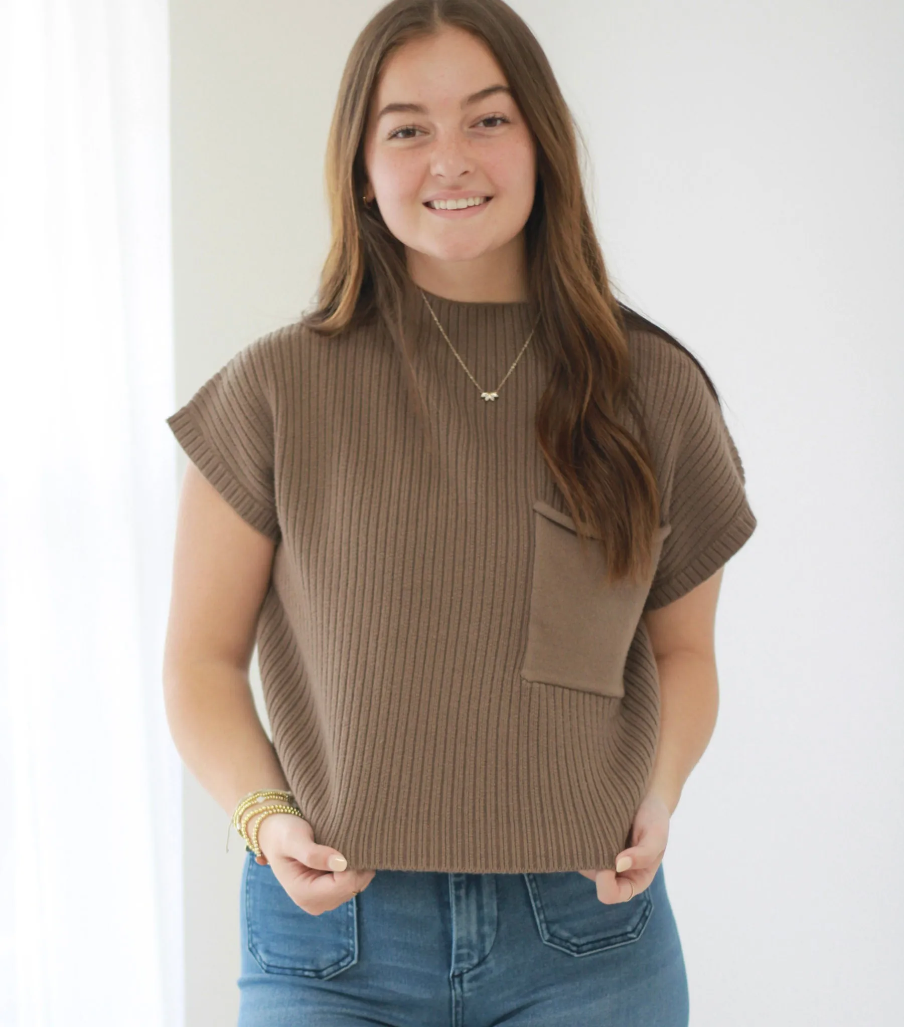 Everyday Sweater in Brown