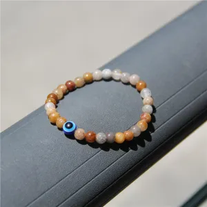 Evil Eye Beads Stone Bracelet For Men Fashion Jewelry- Buddha Health Balance Yoga Reiki