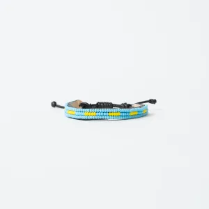FINAL SALE: Skinny Nija Bracelet - Light Blue/Turquoise