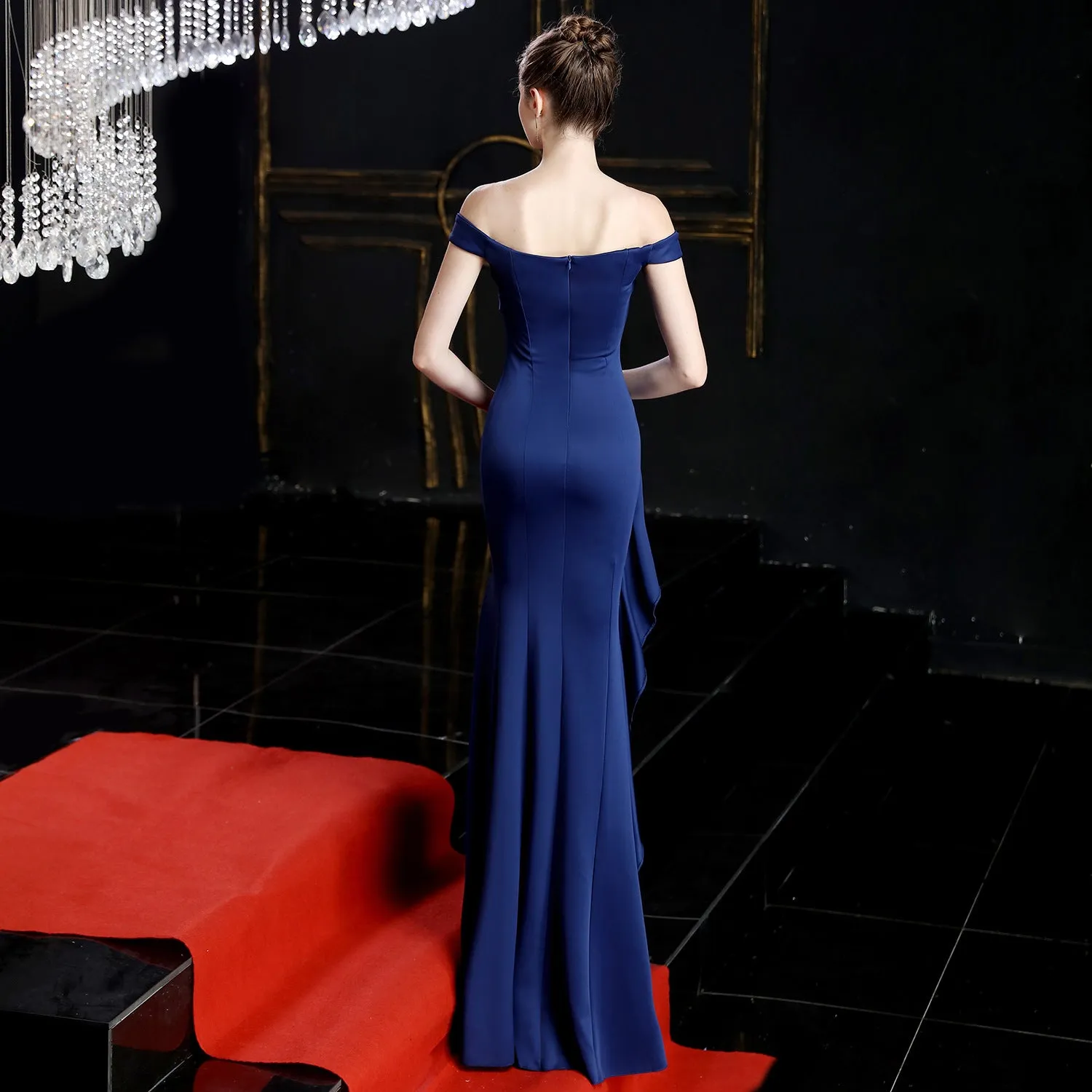 Formal Evening Dresses For Women Party Mermaid Offshoulder Long Maxi Dresses