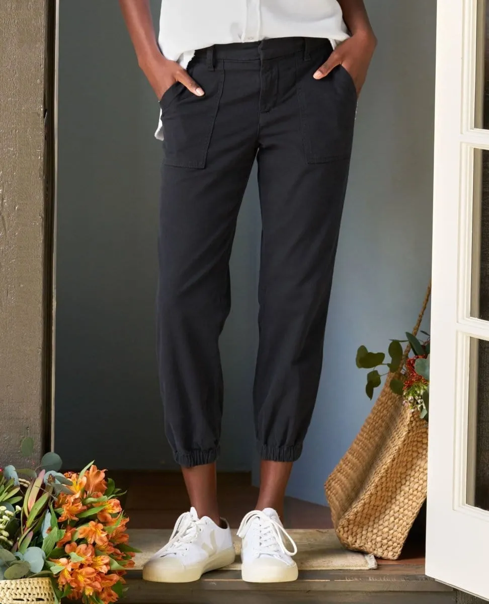 Foxrock Super Soft Jogger Washed Black