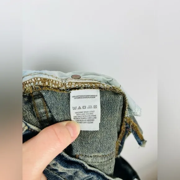 Free People Exposed Button Fly Cut Off Denim Shorts