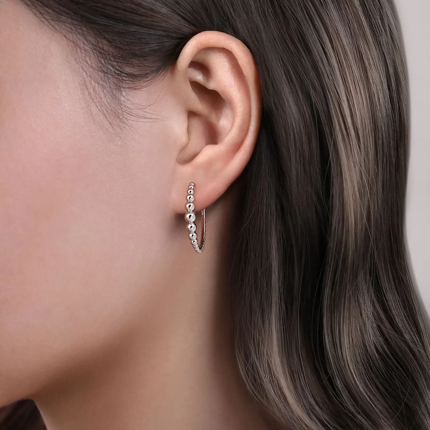 Gabriel & Co. Sterling Silver Classic Hoop Earrings