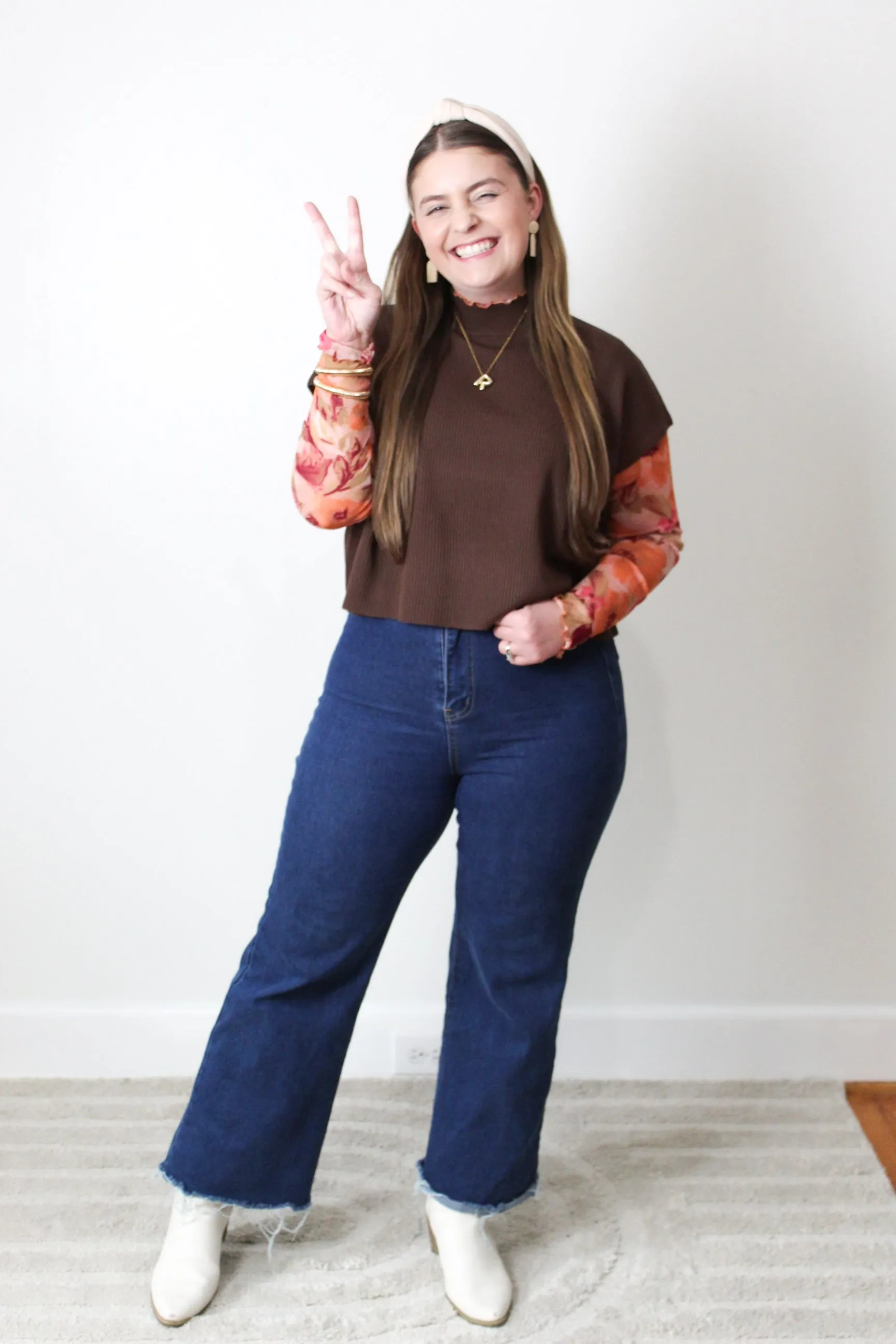 Generous Short Sleeve Blouse