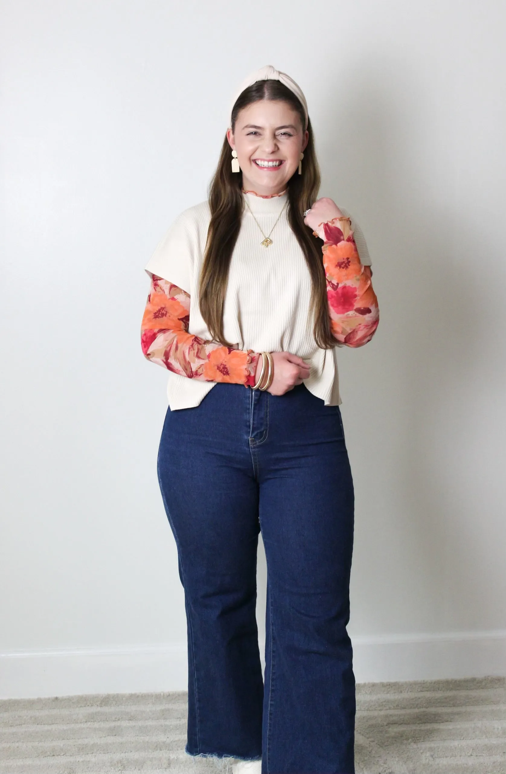 Generous Short Sleeve Blouse