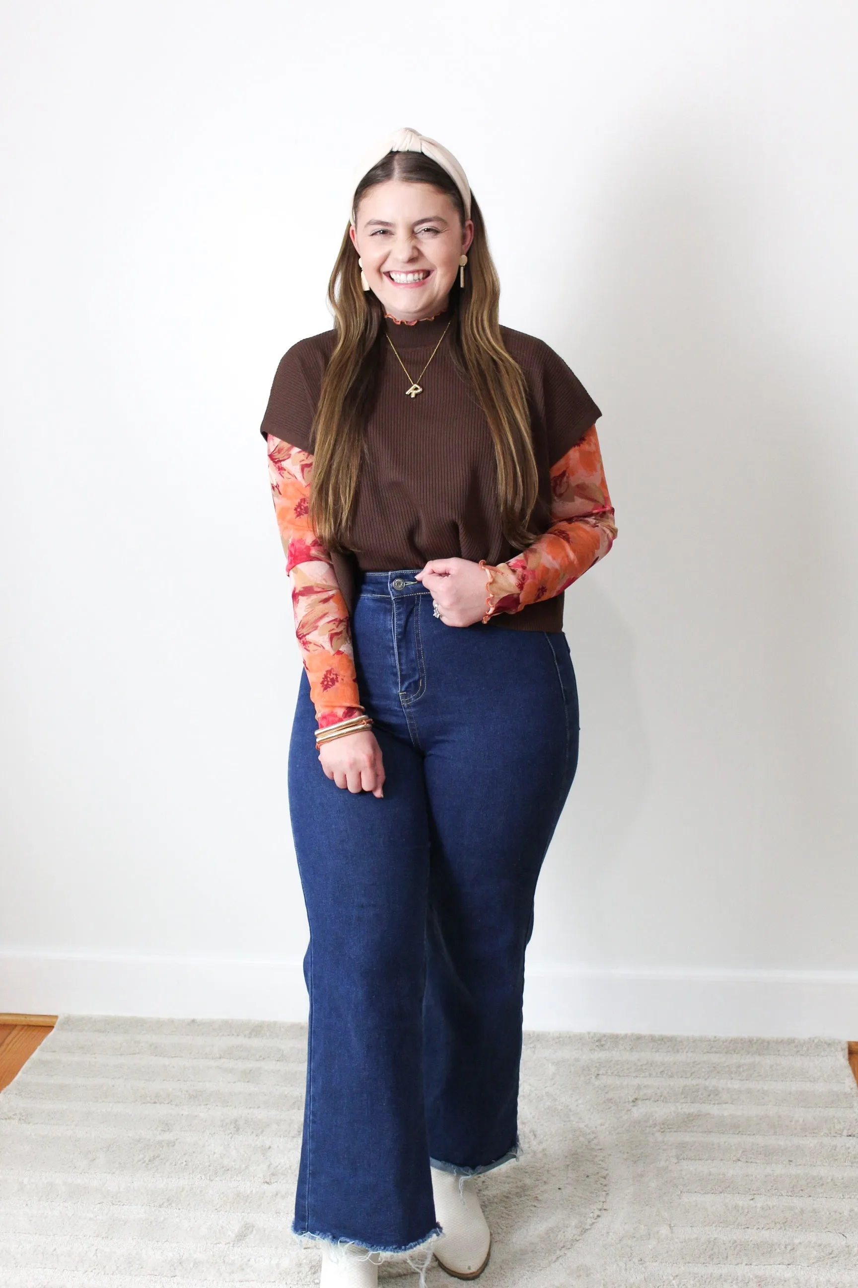 Generous Short Sleeve Blouse