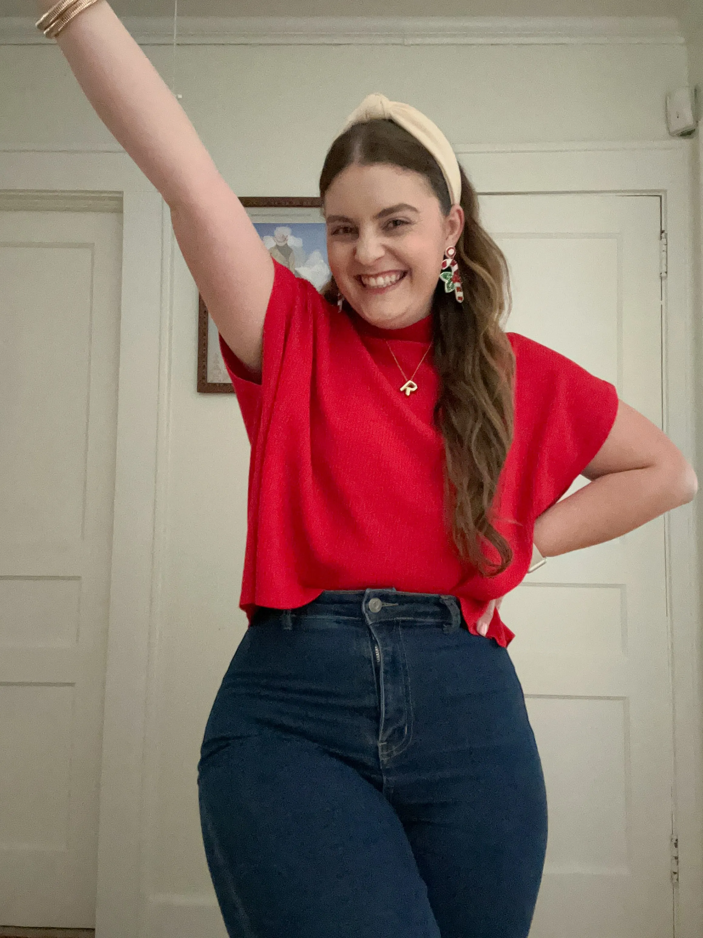 Generous Short Sleeve Blouse
