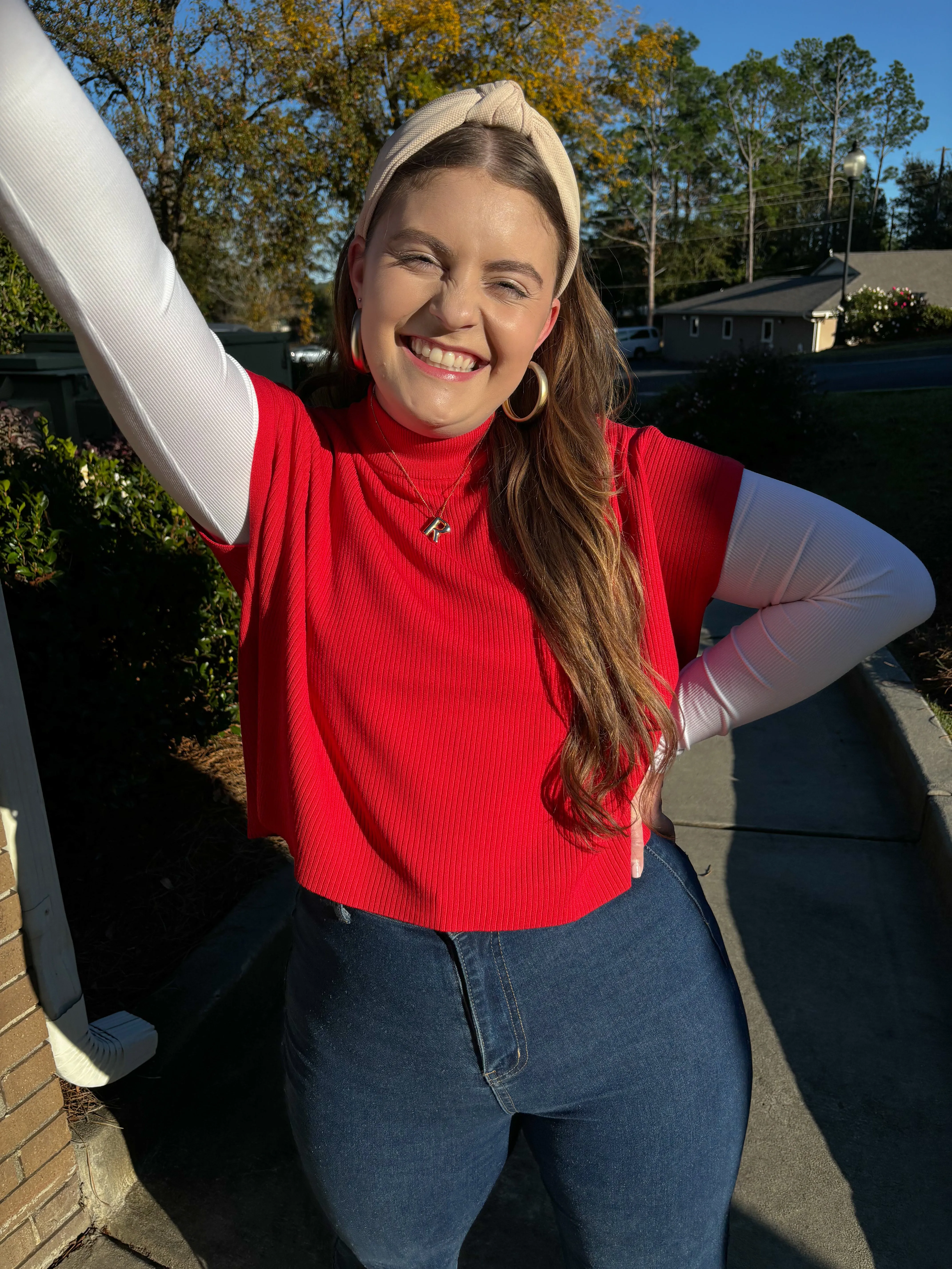 Generous Short Sleeve Blouse