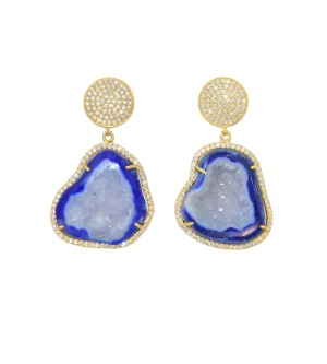 Geode Drop Earrings