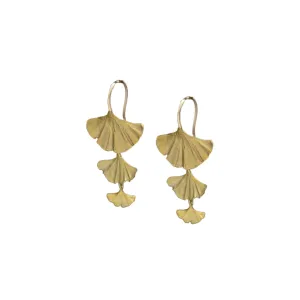 Ginkgo Drop Earrings