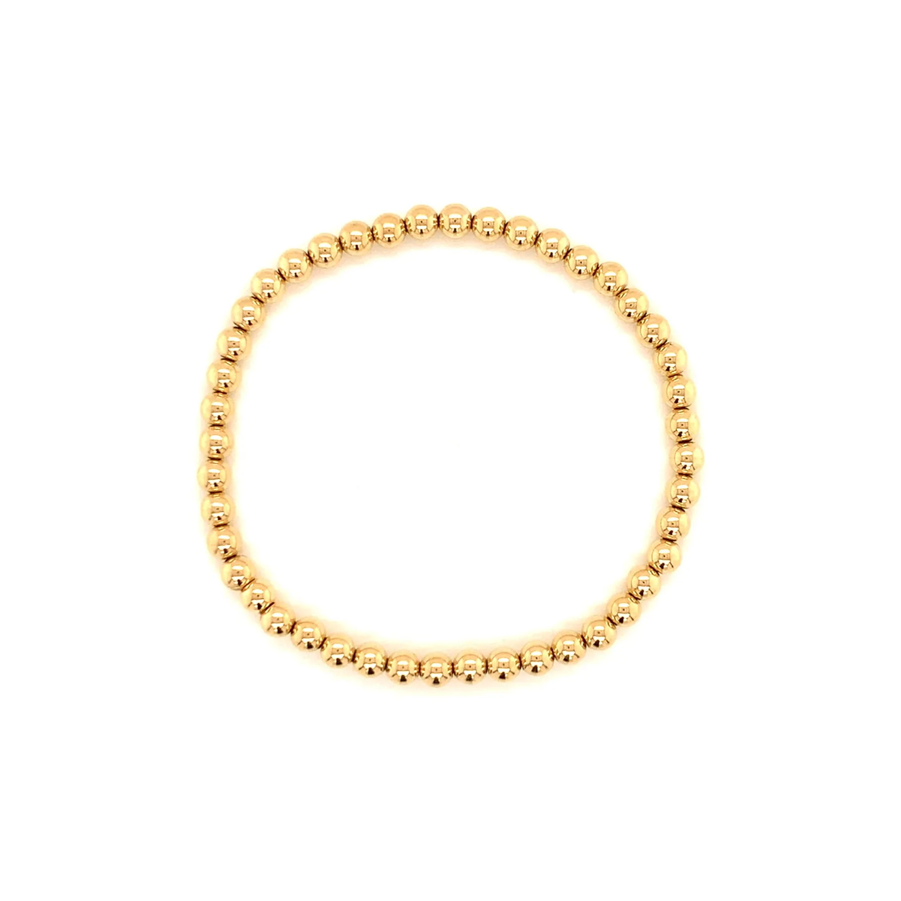 Gold Filled x 925 Beaded Bracelet