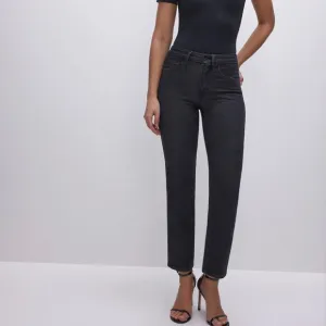 Good American Good Legs Straight Leg Jeans