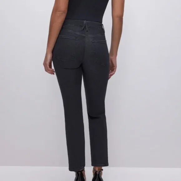 Good American Good Legs Straight Leg Jeans