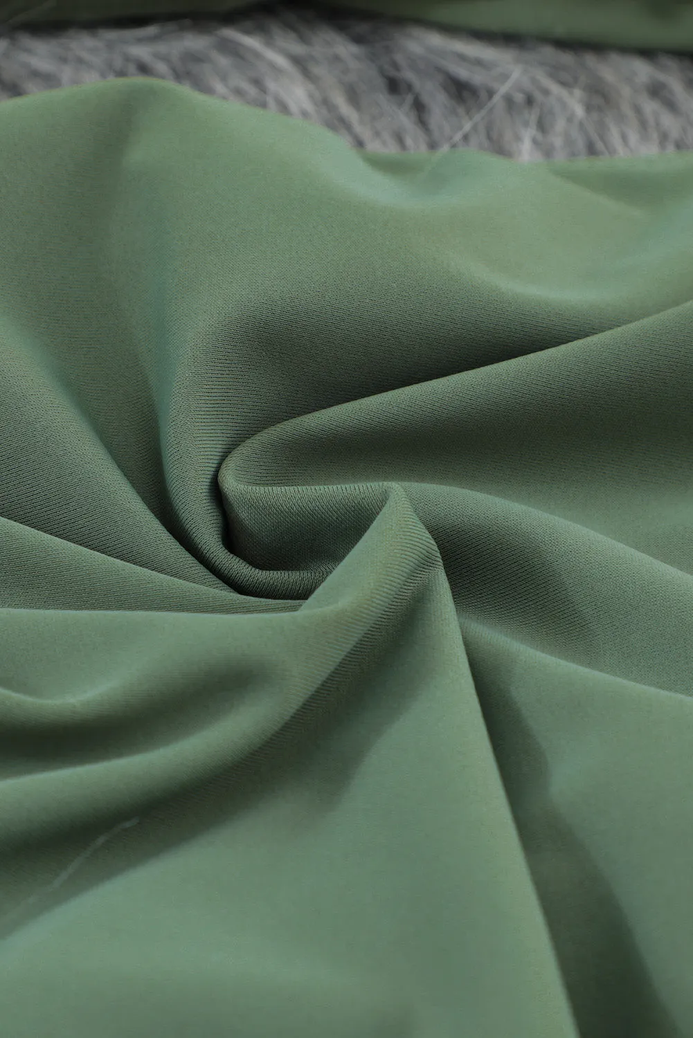 Green Bubble Sleeve swimsuit