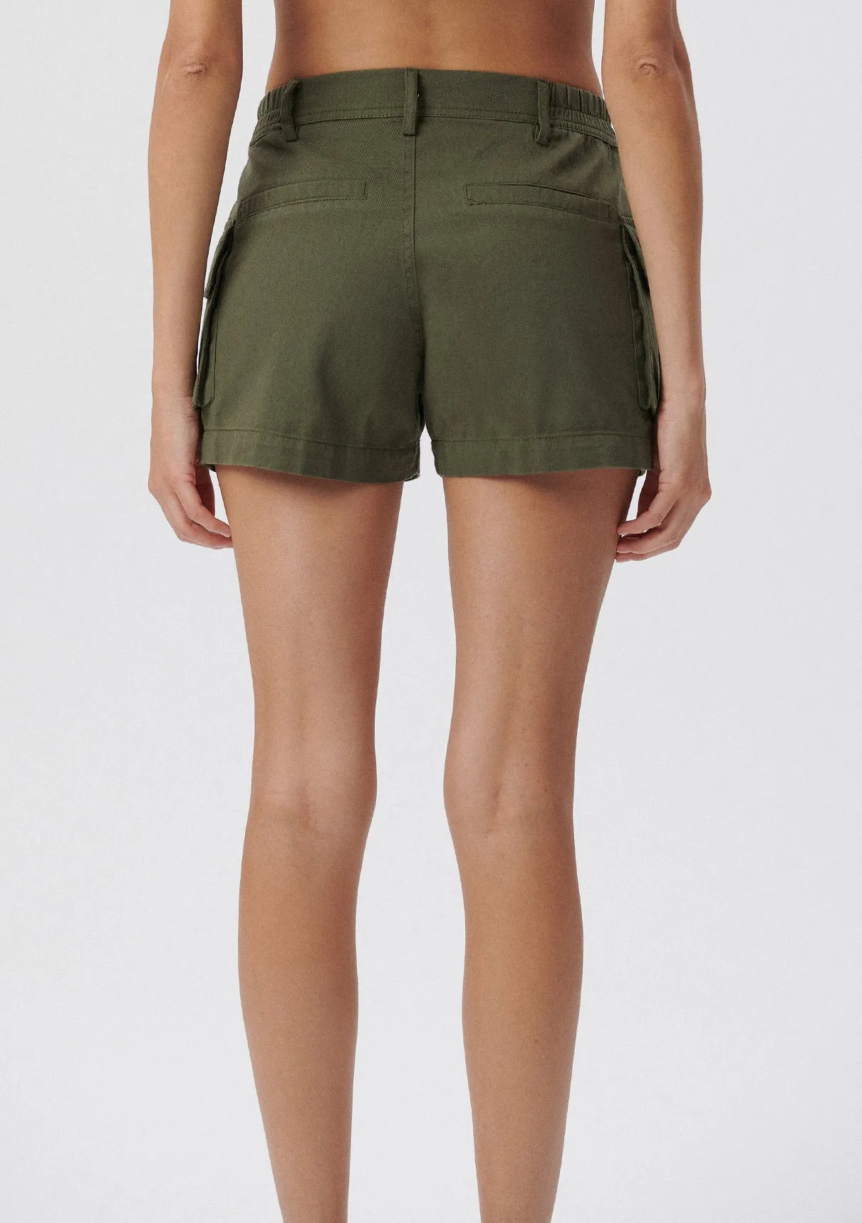 Green Cargo Shorts