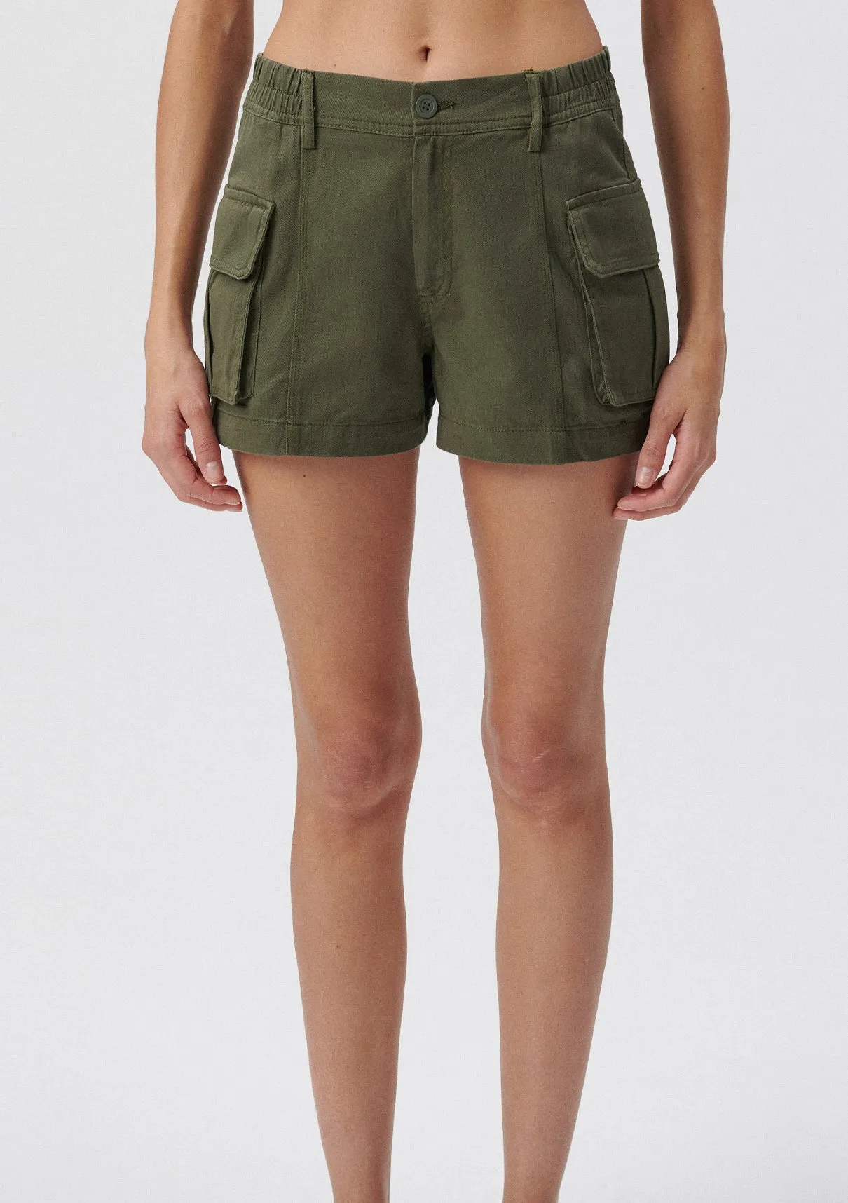 Green Cargo Shorts