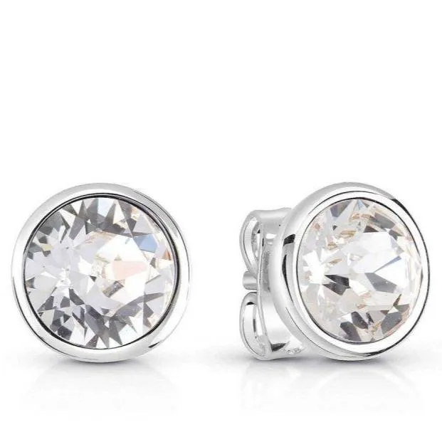 Guess Classic Silver Stud Earrings
