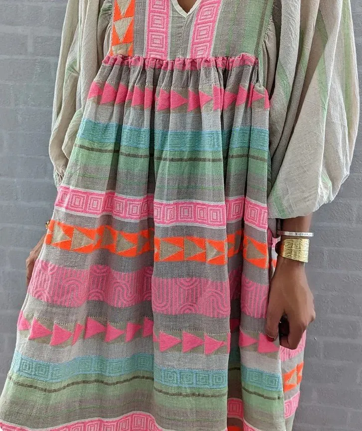 Hadley - Eye catching Vibrant Woman's Summer Dress