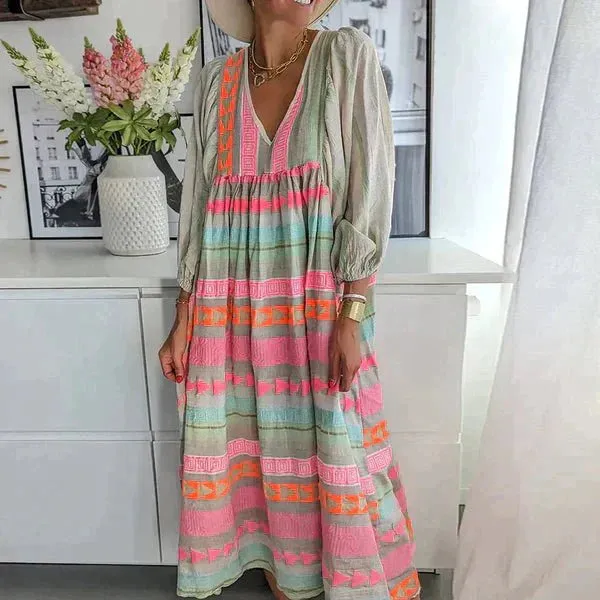 Hadley - Eye catching Vibrant Woman's Summer Dress