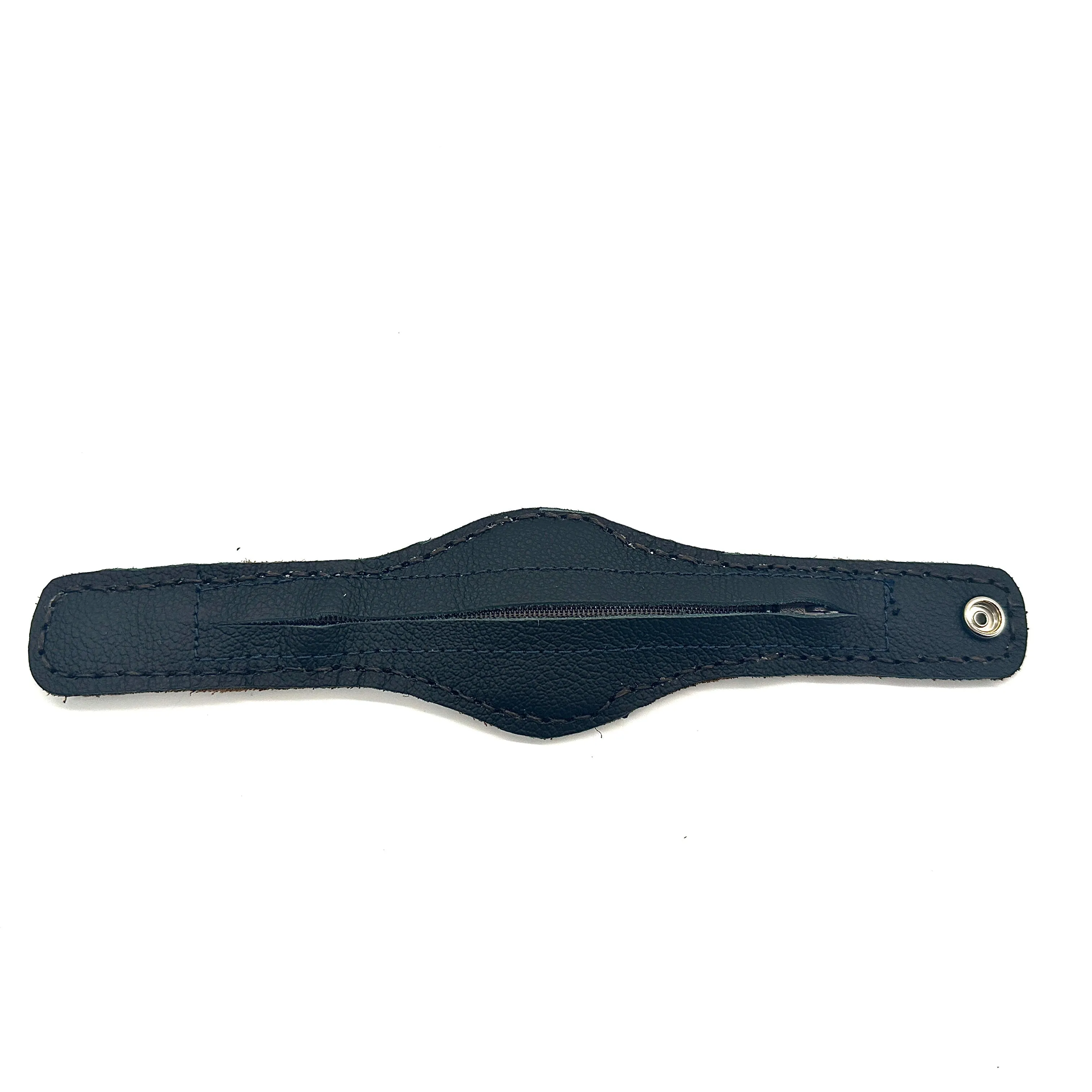 Handmade genuine leather wallet bracelets/ cuffs with gemstone (6 pack/ $17 ea.)